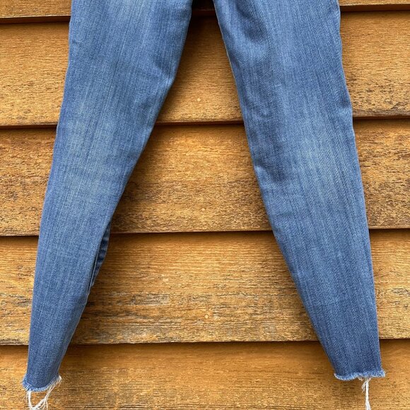 Madewell 10" High-Rise Skinny Ankle Crop Blue Jeans Size 27 - Picture 10 of 13